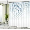 thumbnail image 5 of Ambesonne Geometric Shower Curtain, Futuristic Digital, 69"Wx84"L, Pale Blue, 5 of 5