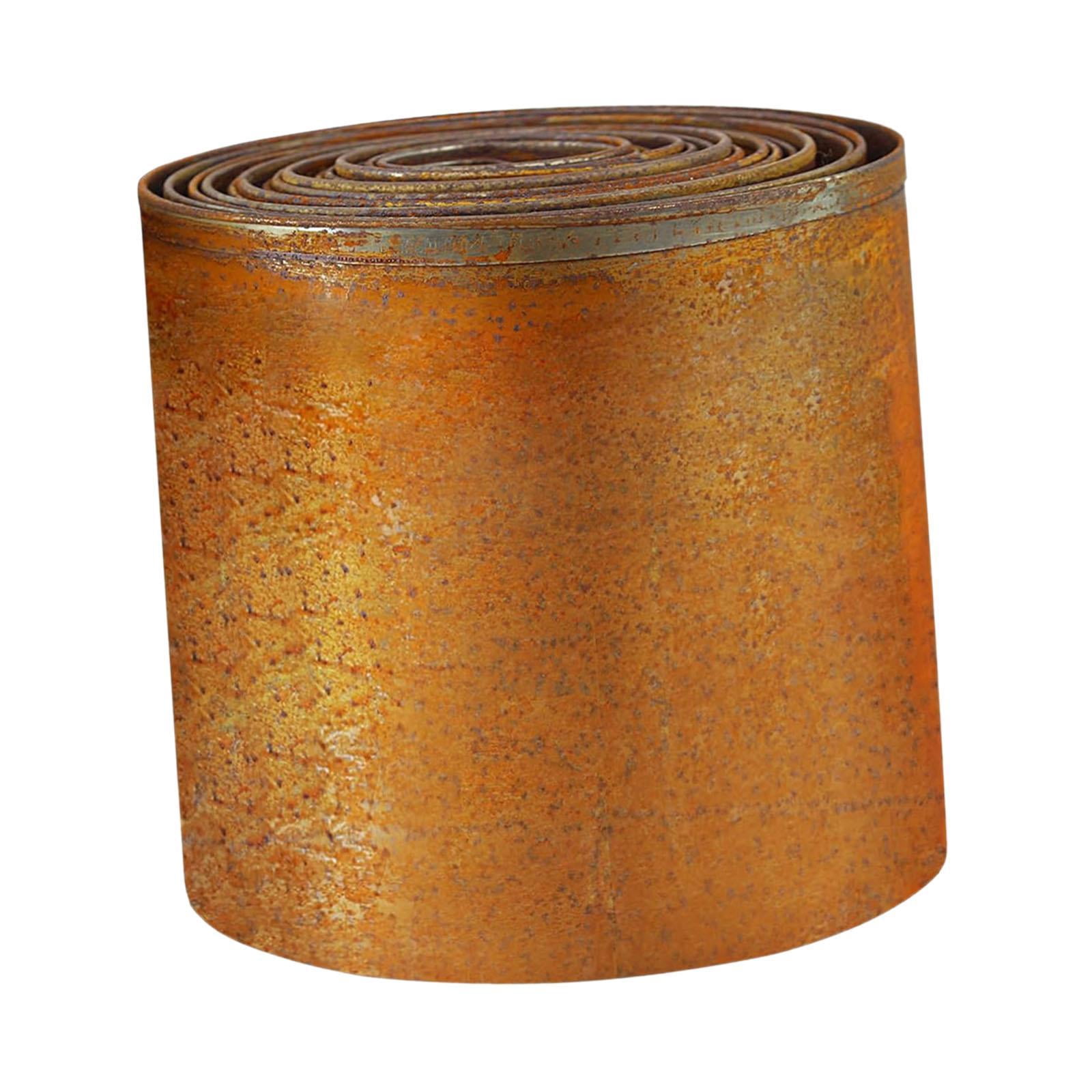 Aymzbd Garden Edging Decorative Weather Resistant Sturdy Rust for Lawn Paver Grass 10m