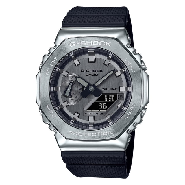 Reloj G-Shock Casio GM2100-1A Analogico Digital Acero Inoxidable 200m