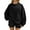 Black, variant on zbxnLI Women's Oversized Sweatshirt Sport Gym Athletic Gym Long Sleeve Pullover Shirt Fall Winter Tops