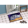 thumbnail image 4 of Carolines Treasures 7354JMAT Weimaraner Snuggle Bunny Doormat 24x36 36"L x 24"W multicolor, 4 of 4