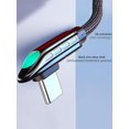 thumbnail image 3 of 1pc 66W L-Shaped Braided Fast Charging Data Cable, 3 of 5