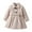 Beige, variant on WREESH Baby Clothes Girls Dress Coat Girls Winter Jackets Button Peacoat Toddler Lie Fallow Clothes Outwear Beige