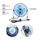thumbnail image 3 of Mini ventilador de escritorio de oficina con ventilador alimentado por USB de 4 pulgadas de metal, viento potente para PC, portátil, portátil AweSitey JJ12521-02, 3 of 6