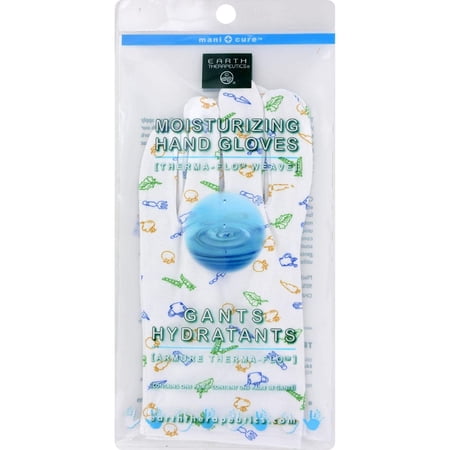 Earth Therapeutics Moisturizing Hand Gloves with Garden Prints  1 Pair  6 Pack