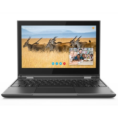 Lenovo 300e Gen 2 Laptop, 11.6" IPS Touch 250 nits, N4120, UHD Graphics 600, 4GB, 64GB, Win 10 Pro