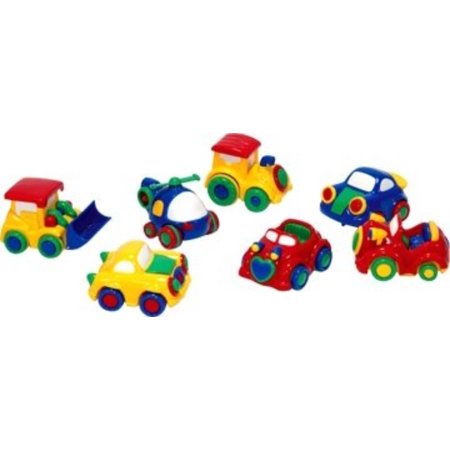 - Animated Friction Vehicle Asso, 3.5 in L x 2.25 in W x 2.5 in H By Schylling