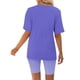 thumbnail image 5 of Blusas para las Mujeres Casual Impreso Cuello en V Manga Corta Blusa Pantalones Cortos, Conjuntos de Ropa para las Mujeres, 5 of 5