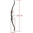 thumbnail image 6 of JUNXING F171 58 Inch Archery Takedown Recurve Bow and Arrow Set for Adults/Youth 25-65Lbs American Hunting Bow Metal Riser Right Handed for Hunting Targeting Shooting, 6 of 7