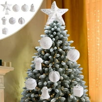 White Christmas Balls Ornaments Shatterproof Christmas Balls Ornaments for Christmas Tree Christmas Gifts for Holiday Wedding Party Decor Christmas Decoration Clearance