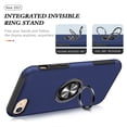 thumbnail image 6 of JTCASES for iPhone 6/6s Case, Car Mount Bracket 2-layer Hybird Shockproof PC TPU Anti-fall Slim Fit Lightweight Magnetic Cover for iPhone 6/6s, Blue, 6 of 7