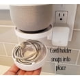 thumbnail image 3 of Estante de enchufe inteligente Mount Genie: almacenamiento oculto de cables y cables cortos personalizados, compatible con Google Home, Nest, cámaras de seguridad, altavoces inteligentes y más, 3 of 3