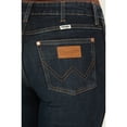 thumbnail image 4 of Wrangler Women's Dark Wash Pioneer Westward Mid Rise Bootcut Stretch Denim Jeans - 112358143 26W x 34L, 4 of 4