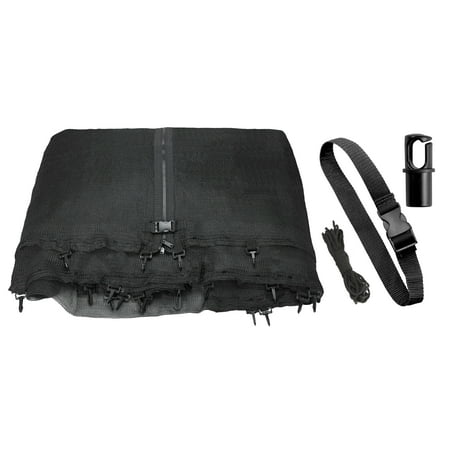 Trampoline Replacement Enclosure Net, Fits For 9 FT. Round Frames (All brands), Works with multiple amount of poles - Pole Caps Included