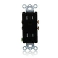 thumbnail image 4 of Maxxima 15A Tamper Resistant Duplex Receptacle - Standard Decorative Electric Wall Outlet 15 Amp, Child Proof Safety, Contractor Pack, Wall Plates Included - Black - 10 Pack, 4 of 4