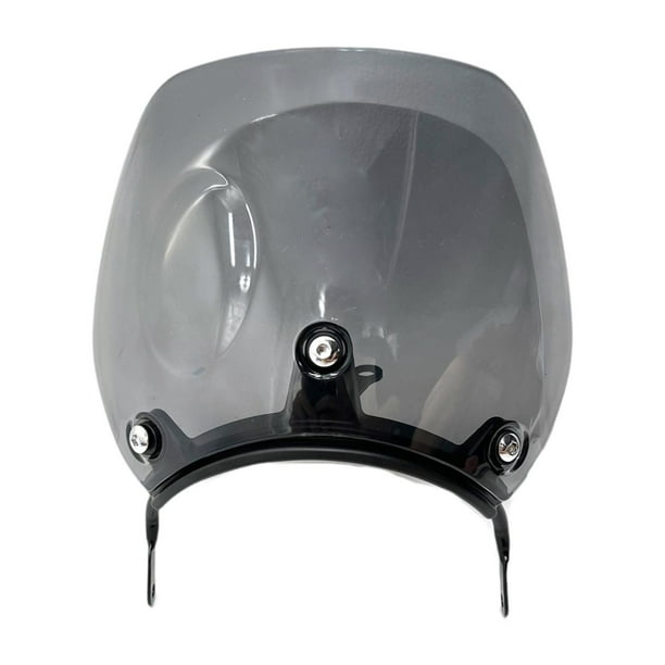 Deflector de viento para parabrisas de motocicleta, moderno, fácil de instalar, extensión de parabrisas Gris