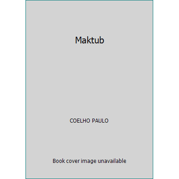 Pre-Owned Maktub (Paperback) 9504919499 9789504919490