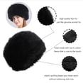 thumbnail image 2 of Sombrero de piel sintética LA CARRIE para mujer, elástico, estilo cosaco, negro, 2 of 7
