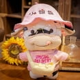 thumbnail image 4 of 11.8" Cute Plush Cartoon Cattle Dress Up Plush Toy Dolls Soft Stuffed Cosplay Cow Doll Cute Animals Plush Pillow for Kids Girl Birthday Gift, 4 of 6