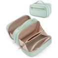 thumbnail image 1 of kurtrusly Wide-Open Travel Makeup Bag For Easy Access To Essentials Brushes Makeup Bag With Compartments C, 1 of 6