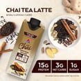 thumbnail image 5 of Atkins Iced Protein Shake, Chai Tea Latte flavor, Keto Friendly, 15g of Protein, Caffeinated, 4 Count, 5 of 11