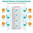 SimPure Charcoal Replacement Water Filter Cartridge, 10 inch, Whole