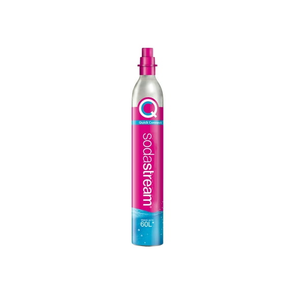 SodaStream 60L CO2 Canister Cylinder, Quick Connect, Carbonator Refill Exchange Program, 1 pack