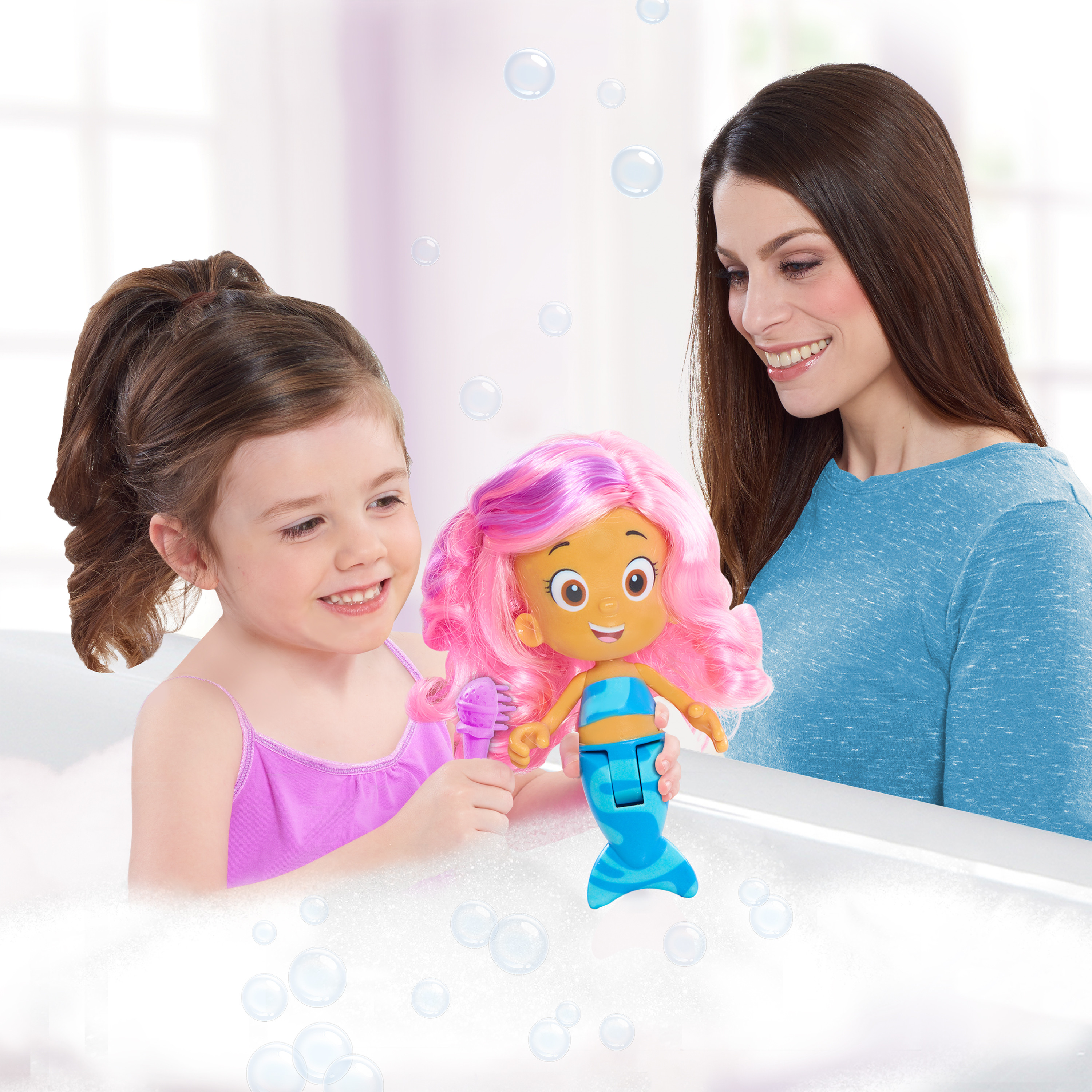 Bubble Guppies Splash and Surprise Molly Bath Doll,  Kids Toys for Ages 3 Up, Gifts and Presents - image 2 of 5