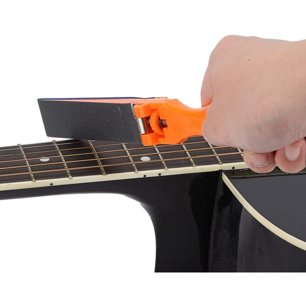 Lime à papier de verre bâton de ponçage lime plate touche de guitare tige  de meulage frette tige de polissage 