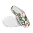 thumbnail image 3 of Haiem Lilies Flowers Print Women's Fuzzy Memory Foam House Slipper Cozy Home Footwear Non-slip Winter Slippers-42/43, 3 of 7