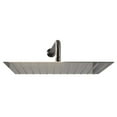 thumbnail image 4 of Westbrass 16" Square Rainfall Shower Head with 19" Wall Mount 90-Degree Arm, Satin Nickel, 4 of 10