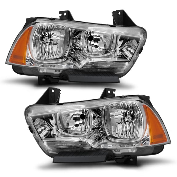 2011-2014 Dodge Charger Halogen Type Headlights Headlamps Replacement Left Right