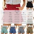 thumbnail image 3 of Sokhug Casual Shorts for Women High Waist Loose Fit Deep Utility Pockets Summer Daily Wear Outdoor Short, 3 of 8