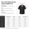thumbnail image 5 of Gukieu Cute Skull Print Men's Short-sleeved Shirts, Button-down Pocket Shirts, T-shirts, Beach Vacation Travel Summer Clothing-4X-Large, 5 of 5