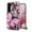Pink Butterfly, variant on For Samsung Galaxy S25+ S25 Plus /S24+ Case, Hybrid Clear Frame with Trendy Pattern Design, Shockproof Hard Back & TPU Rubber Phone Cover (Pink Butterfly)