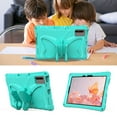 thumbnail image 3 of for Samsung Galaxy Tab S7/S8/S9/S9 FE Case with Crossbody Strap, Butterfly Stand Cute Kids Friendly Shockproof Protective Heavy Duty Case Cover for Samsung Galaxy Tab S7/S8/S9/S9 FE - Mint, 3 of 6