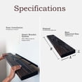 thumbnail image 4 of Willow & Grace Designs Floating Shelves, Dark Walnut, 24 Inch, (Set of 2), 4 of 7