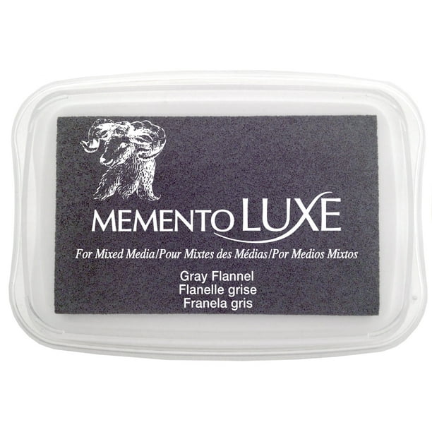 Tsukineko Memento Luxe Mixed Media Inkpad, Flanelle Grise