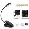 thumbnail image 6 of LED Clip Book Light, Maynos Rechargeable 5 LED Book Light Easy Clip on Reading Lamp with USB Charging Cable, 360 Rotation, 3 Color Temperature, Extra Bright Portable Task Lamp for Reading, 6 of 11