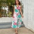 thumbnail image 5 of Flamingo Pattern Sleeveless Dress Female Clothing Dress Women Summer 2025 Dress, 5 of 7