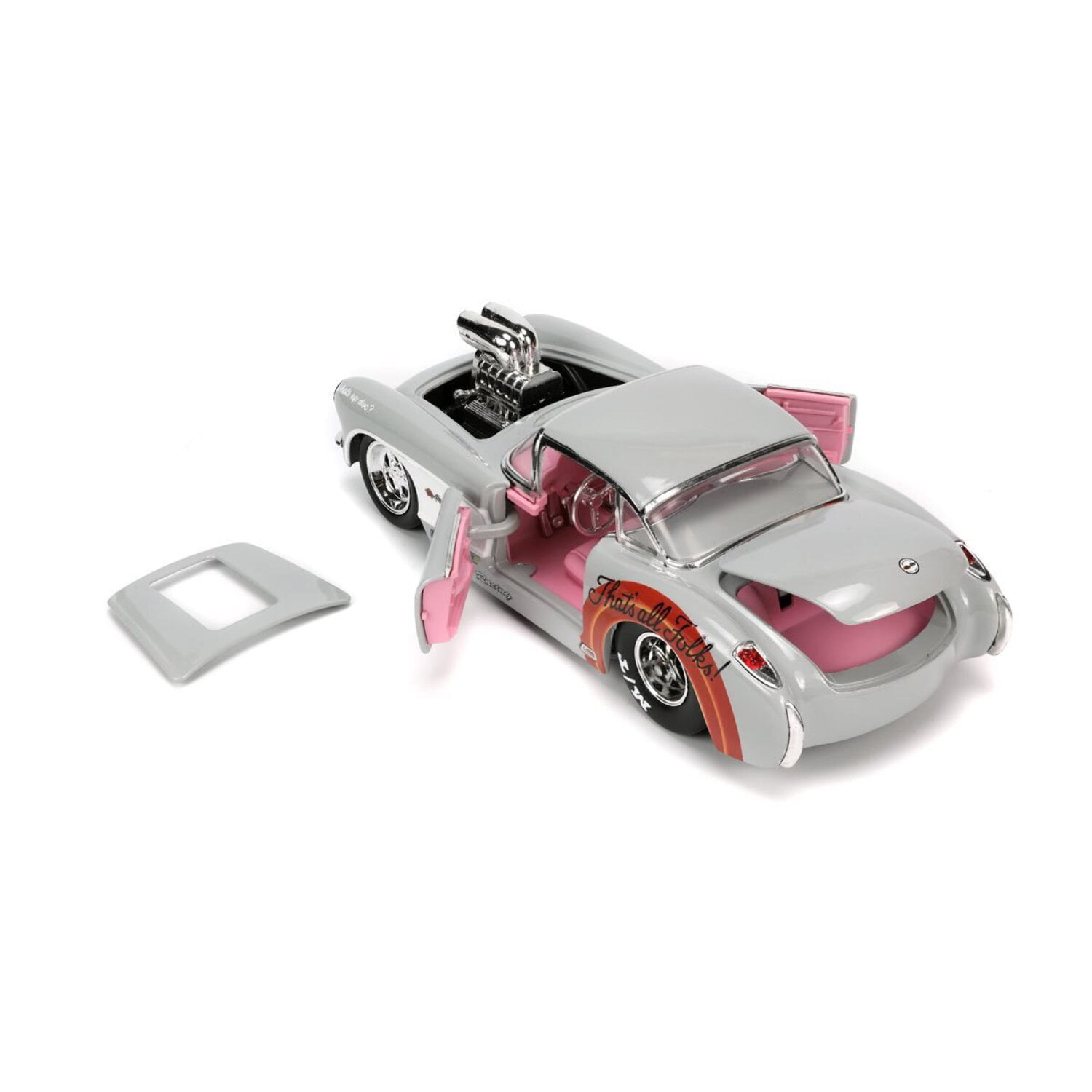 Looney Tunes HWR '56 Chevy Corvette with Bugs Bunny Figure