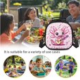 thumbnail image 6 of Jeiento Axolotl School Bags for Girls 7-10 10-12 Kids Backpack Set with Lunch Box Pencil Case Music Note Elementary School Back Pack Preschool Kindergarten Bookbag Travel Daypack Black, Pink, 6 of 7