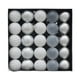 thumbnail image 1 of 25 bolas navideñas esféricas para colgar, irrompibles, de polipropileno. Plata, 1 of 9