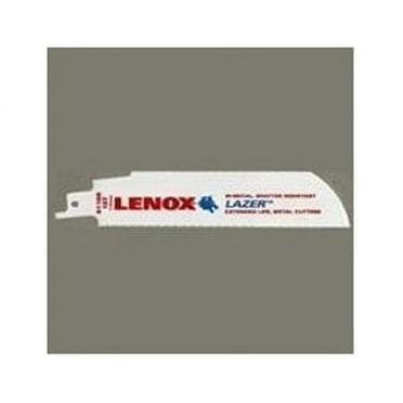 LENOX 24903T6118R 8-1/8" LAZER® BI-METAL RECIPROCATING SAW BLADES, 2PK