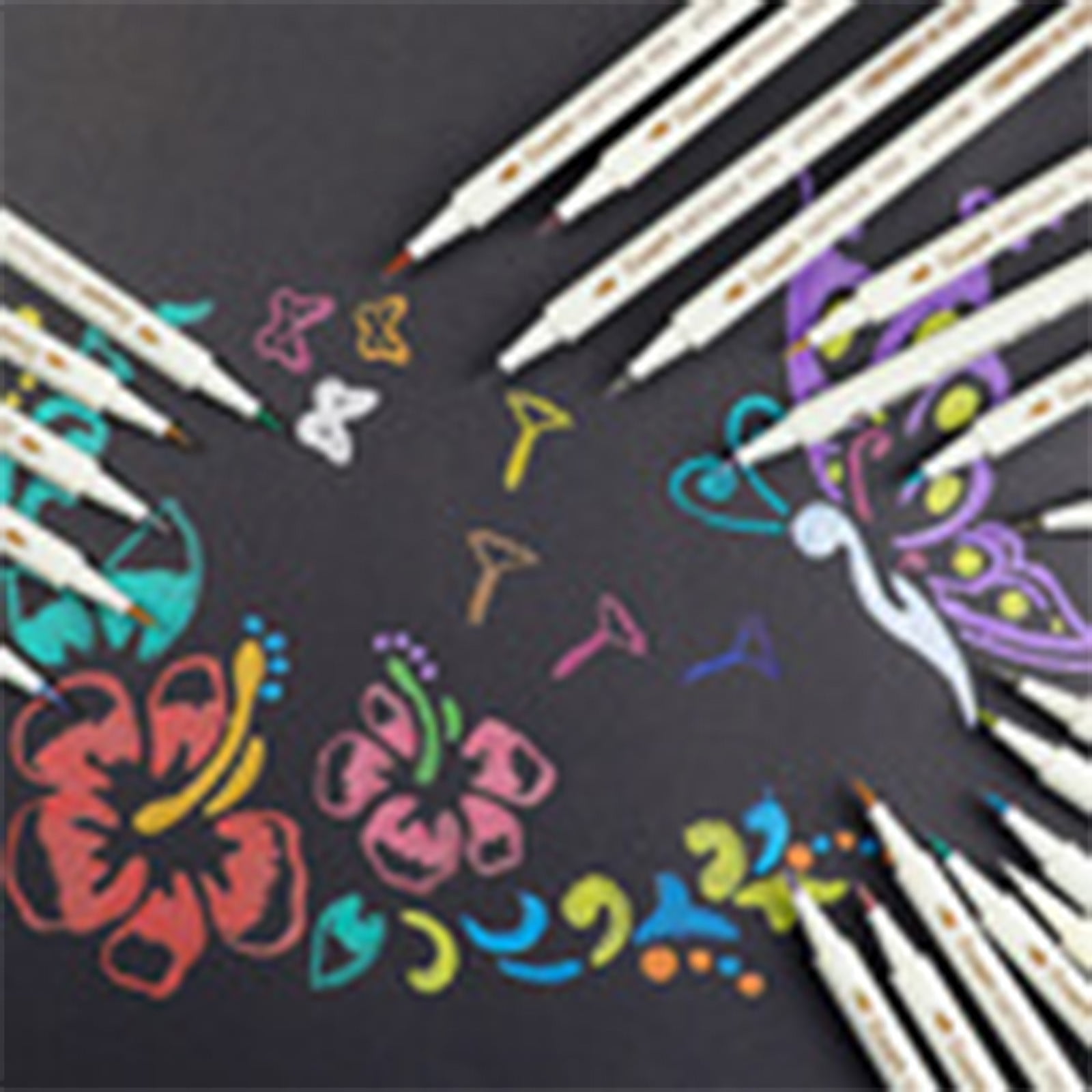 QISIWOLE Paint Markers Pens Metallic, 10 Colors Paint Pens for Rock  Painting, Black Paper, Scrapbook, Photo Album, Paint Marker for DIY Arts &  Crafts, Glass, Wood, Card Making, Scrapbooking Supplies 