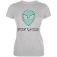thumbnail image 1 of Stay Weird Alien Juniors Soft T Shirt, 1 of 1