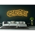 thumbnail image 2 of Glowneon Cheese 3D Typography Line Art Neon Sign, 2 of 4