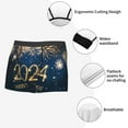 thumbnail image 6 of Kll Happy New Year 2024 Men'S Cotton Boxer Briefs Underwear-Medium, 6 of 9