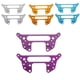thumbnail image 4 of 102023 Repuestos de placa de amortiguador trasero para 1/10 RC Car HSP 94102 94103 Oro perfke Placa del amortiguador trasero, 4 of 9