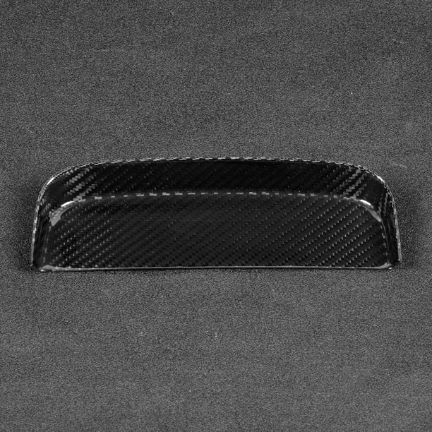 Cubierta de caja de almacenamiento de automóvil BuyWeek Fibra de carbono Apto para Ford Mustang 2014-2018